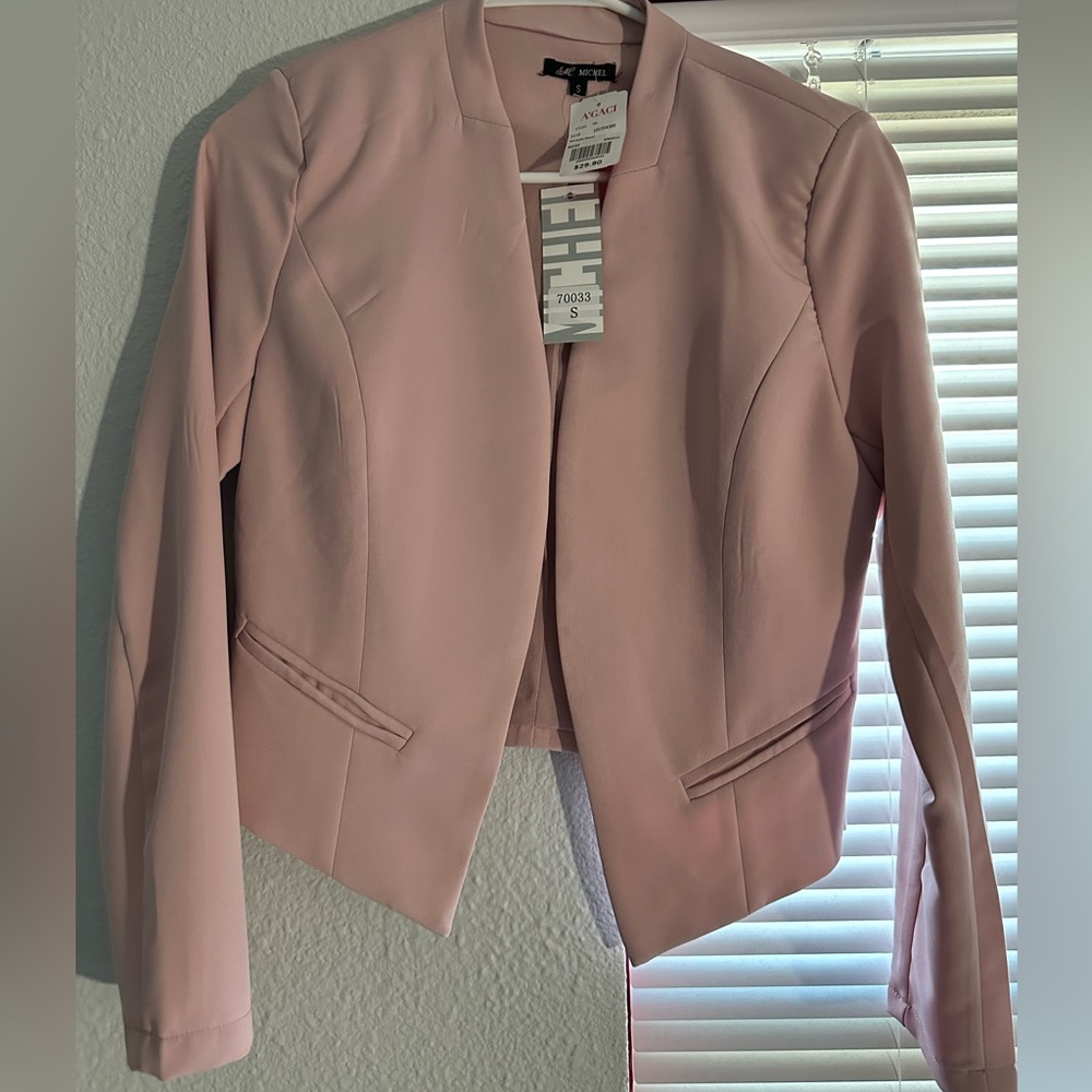 Baby pink Agaci blazer